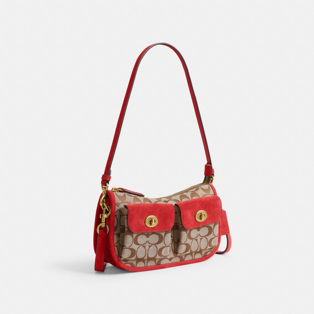 Coach Twin Turnlock Waverly Bag