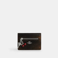 Coach Card Case With Charms In Loved Leather