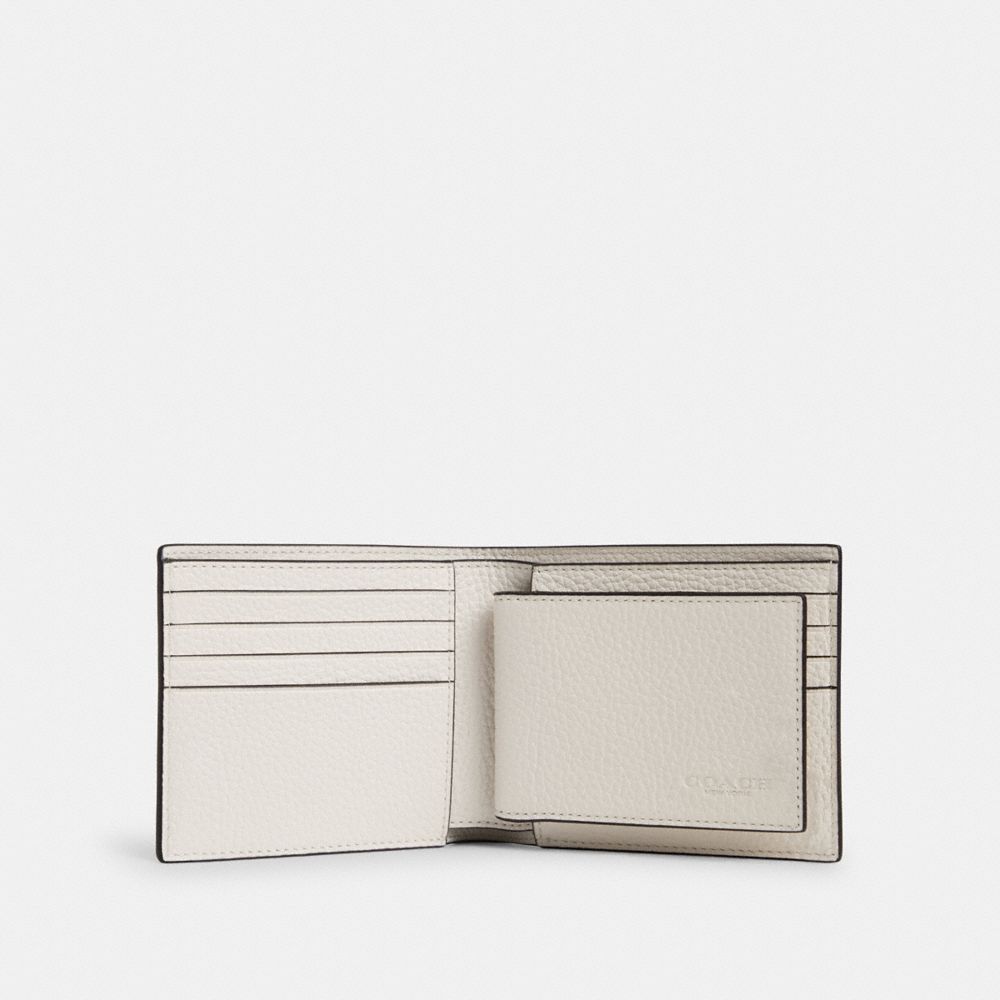 Coach 3-In-1 Wallet In Pebbled Leather