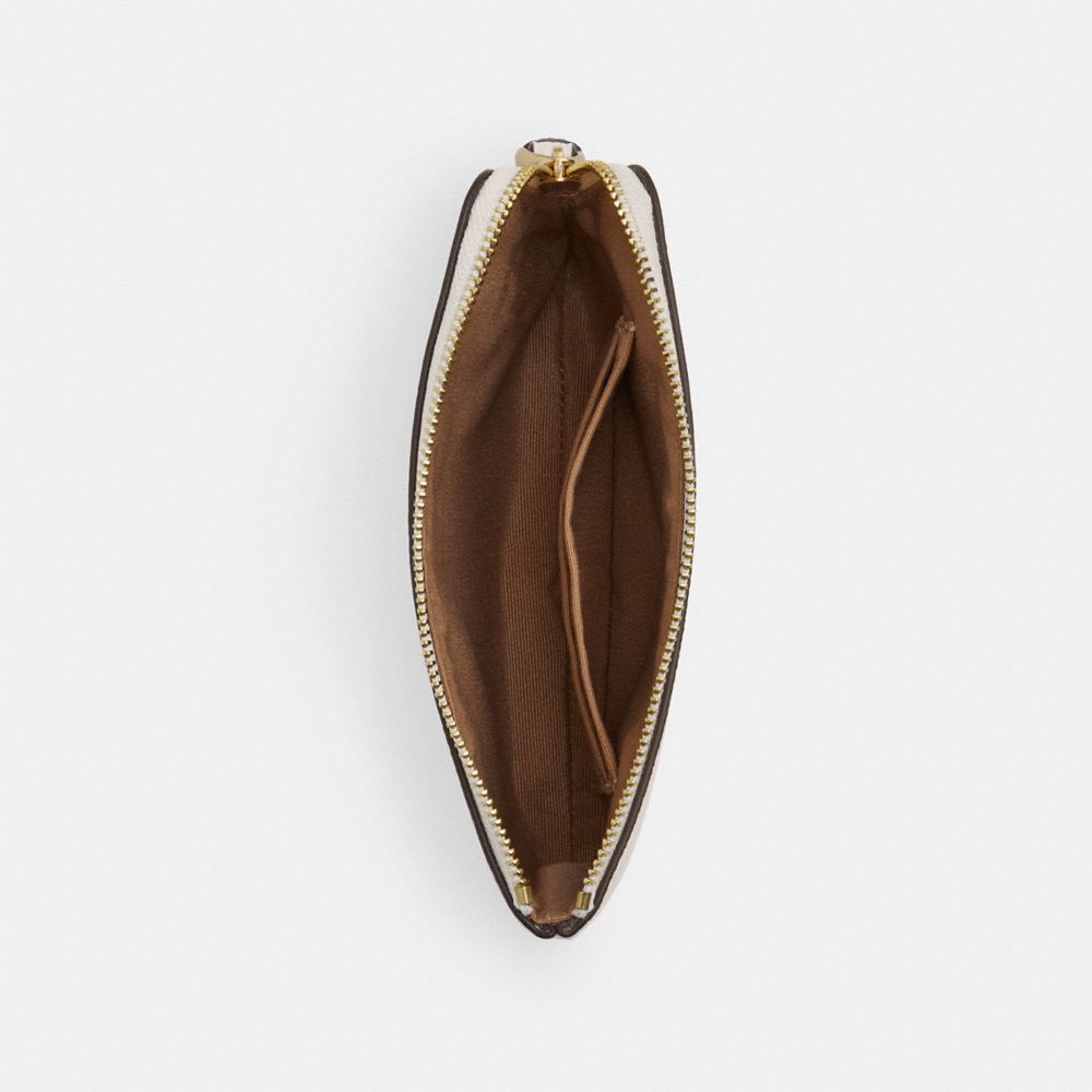 Coach Corner Zip Wristlet